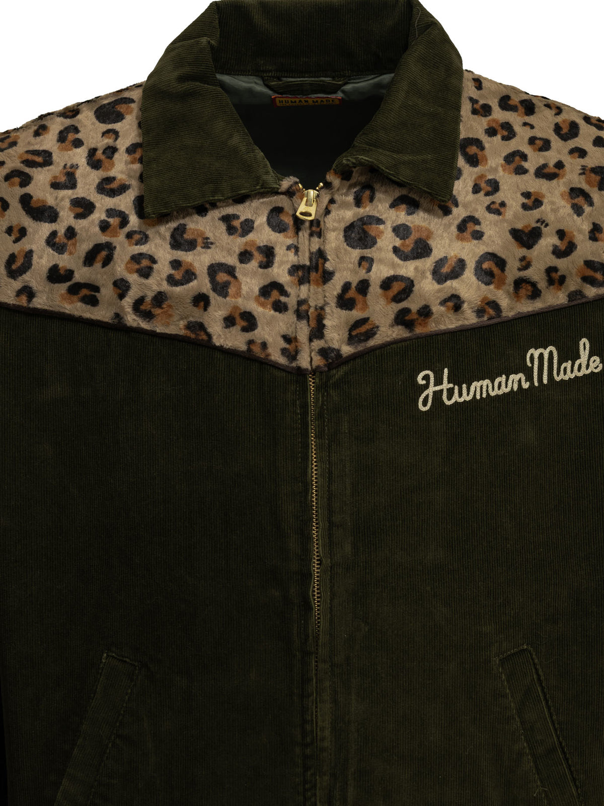 Human Made "Leopard" Overshirt Jacket - Green
