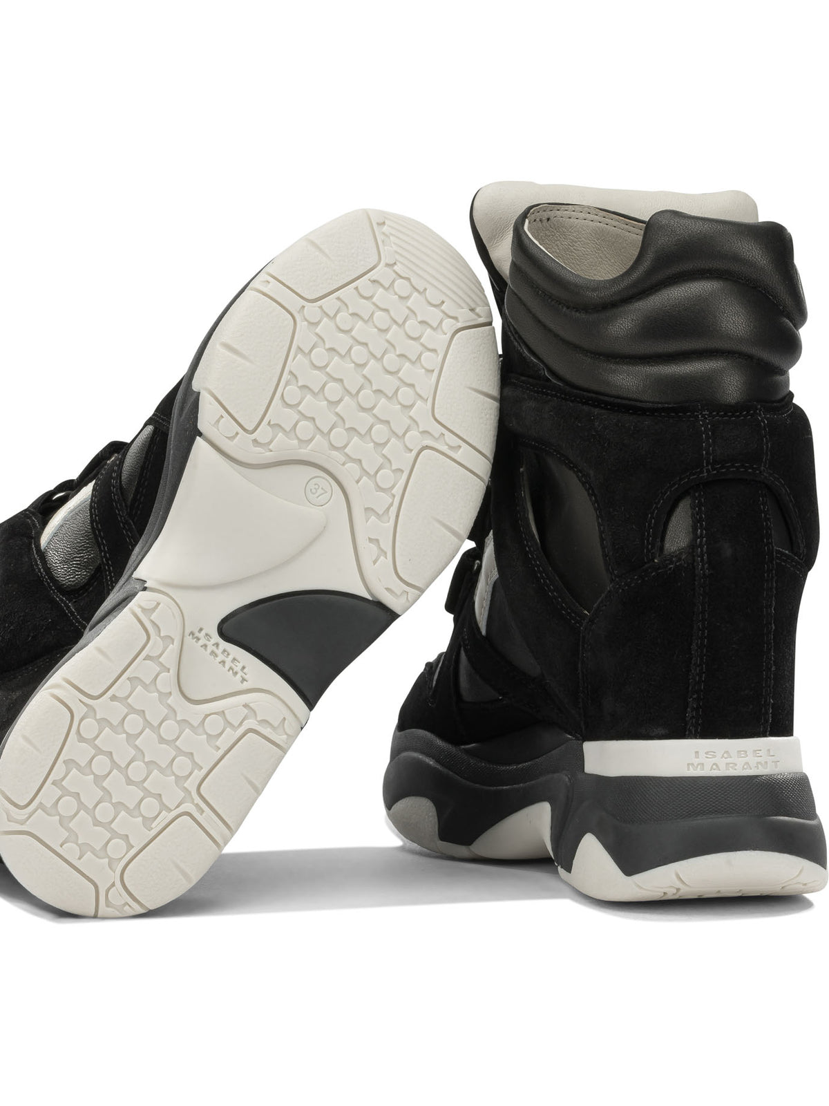 Isabel Marant "Balskee" high top sneakers - Black