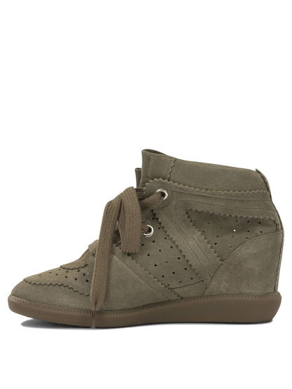 Isabel Marant "Bobby" high top sneakers - Brown