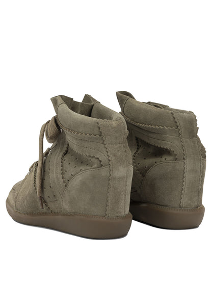 Isabel Marant "Bobby" high top sneakers - Brown