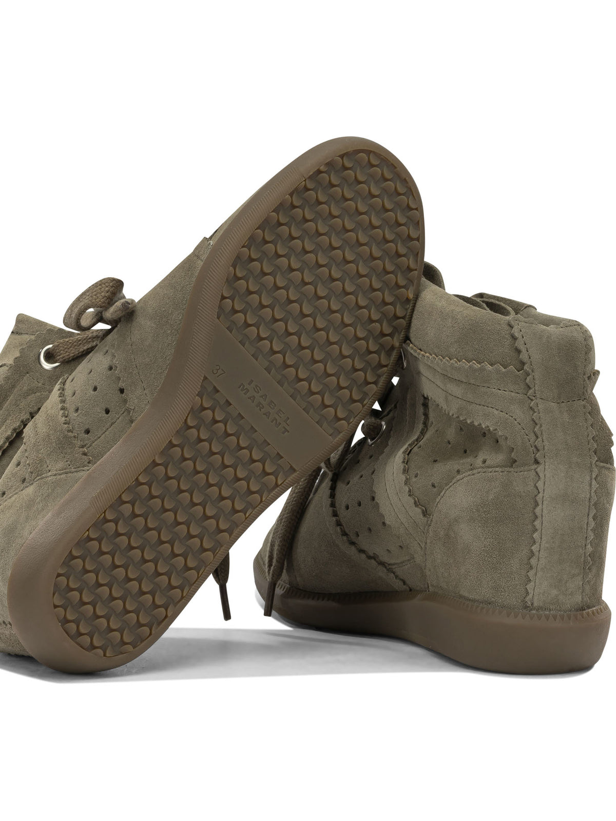 Isabel Marant "Bobby" high top sneakers - Brown