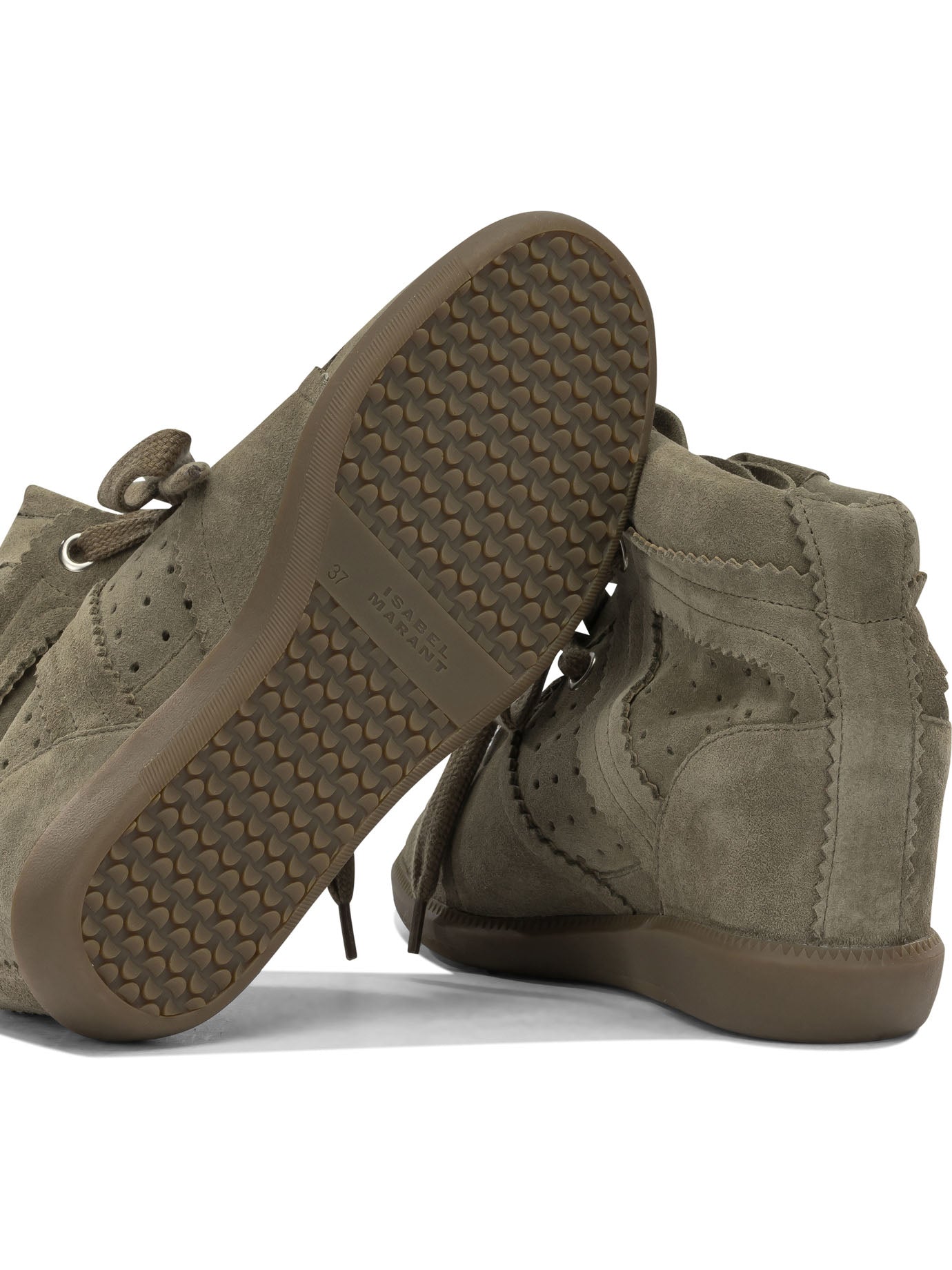 Isabel Marant "Bobby" high top sneakers - Brown