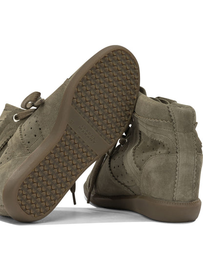Isabel Marant "Bobby" high top sneakers - Brown