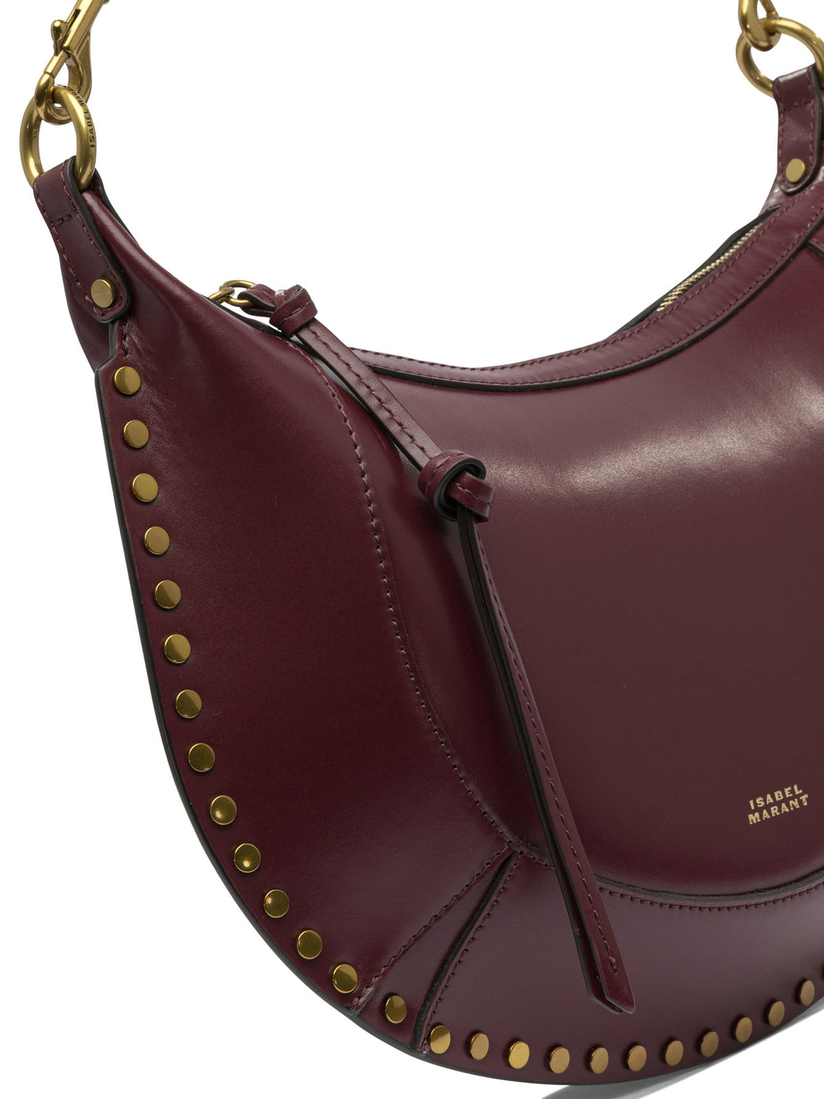 Isabel Marant "Naoko" medium shoulder bag - Bordeaux