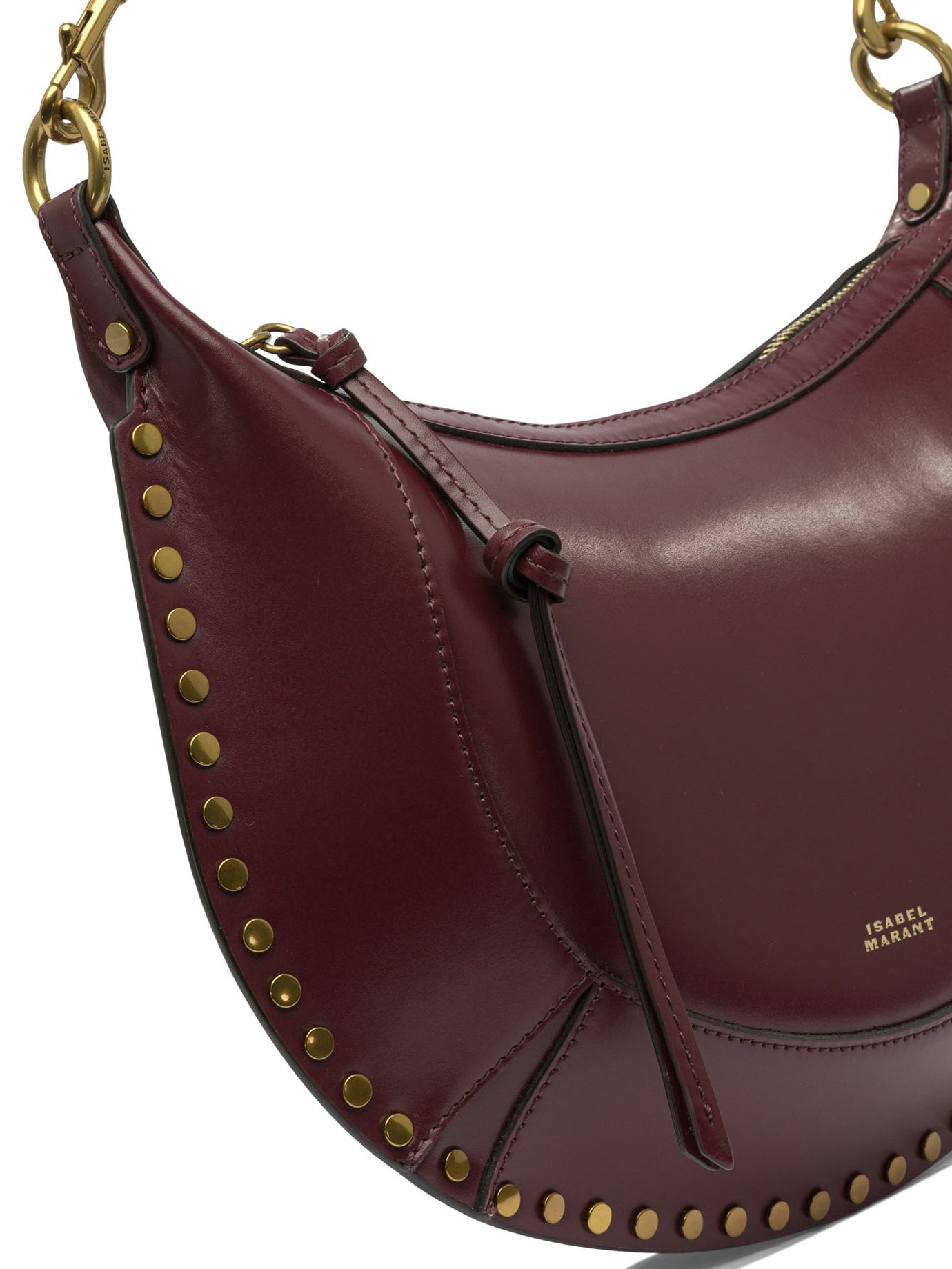 Isabel Marant "Naoko" medium shoulder bag - Bordeaux