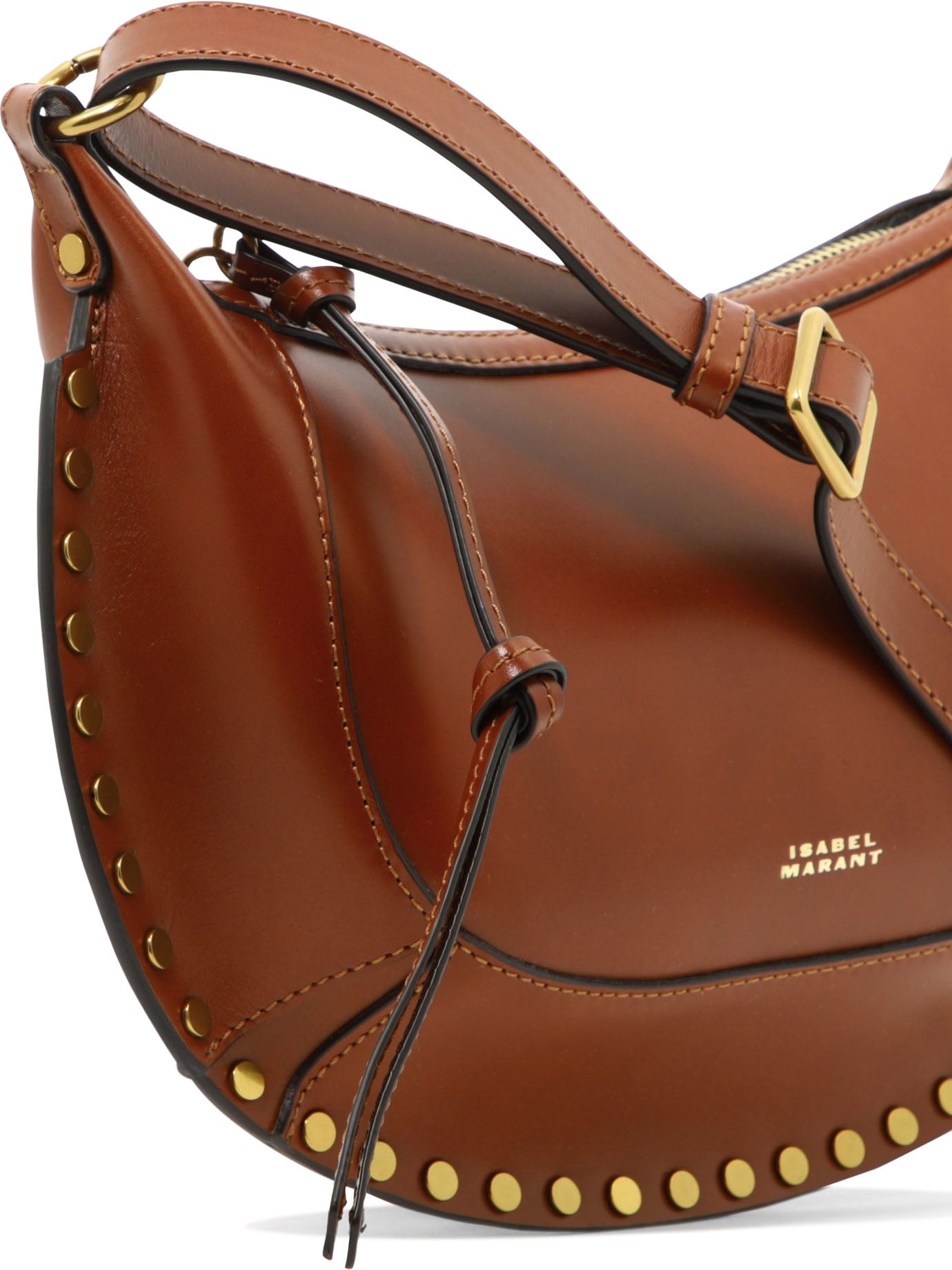 Isabel Marant "Oskan Moon" small shoulder bag - Brown