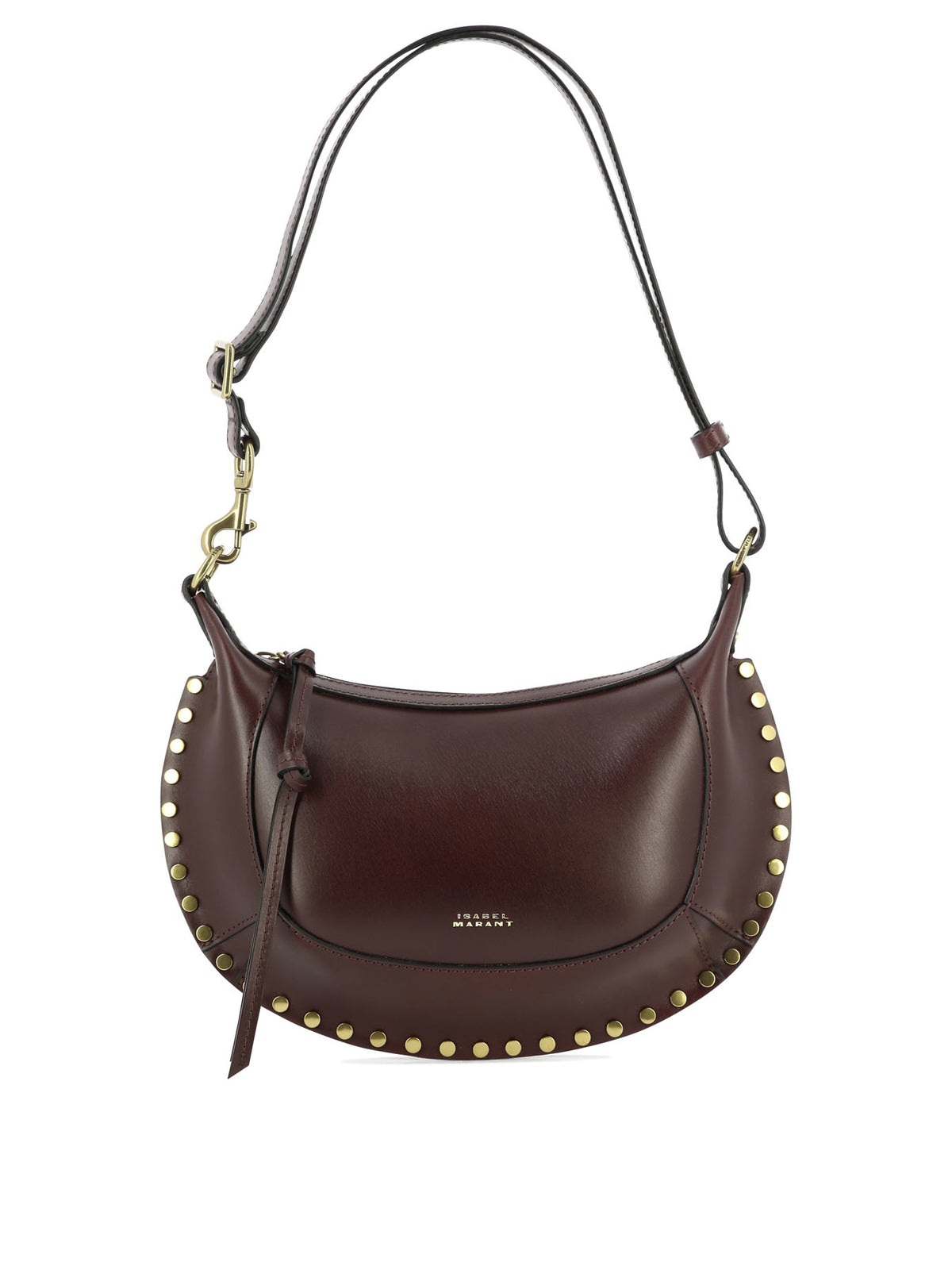 Isabel Marant "Oskan Moon" small shoulder bag - Bordeaux