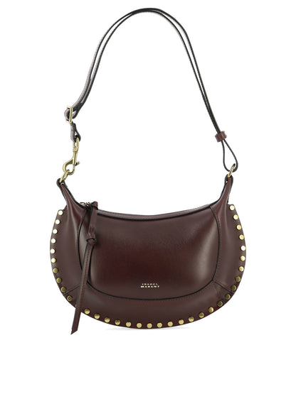Isabel Marant "Oskan Moon" small shoulder bag - Bordeaux