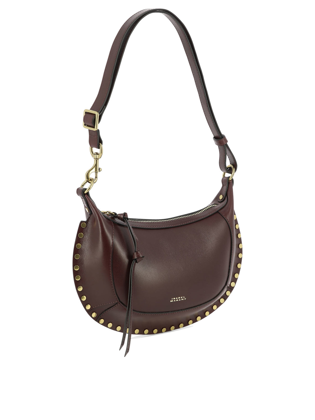 Isabel Marant "Oskan Moon" small shoulder bag - Bordeaux