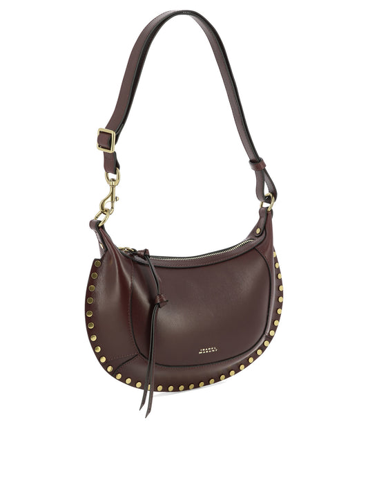 Isabel Marant "Oskan Moon" small shoulder bag - Bordeaux