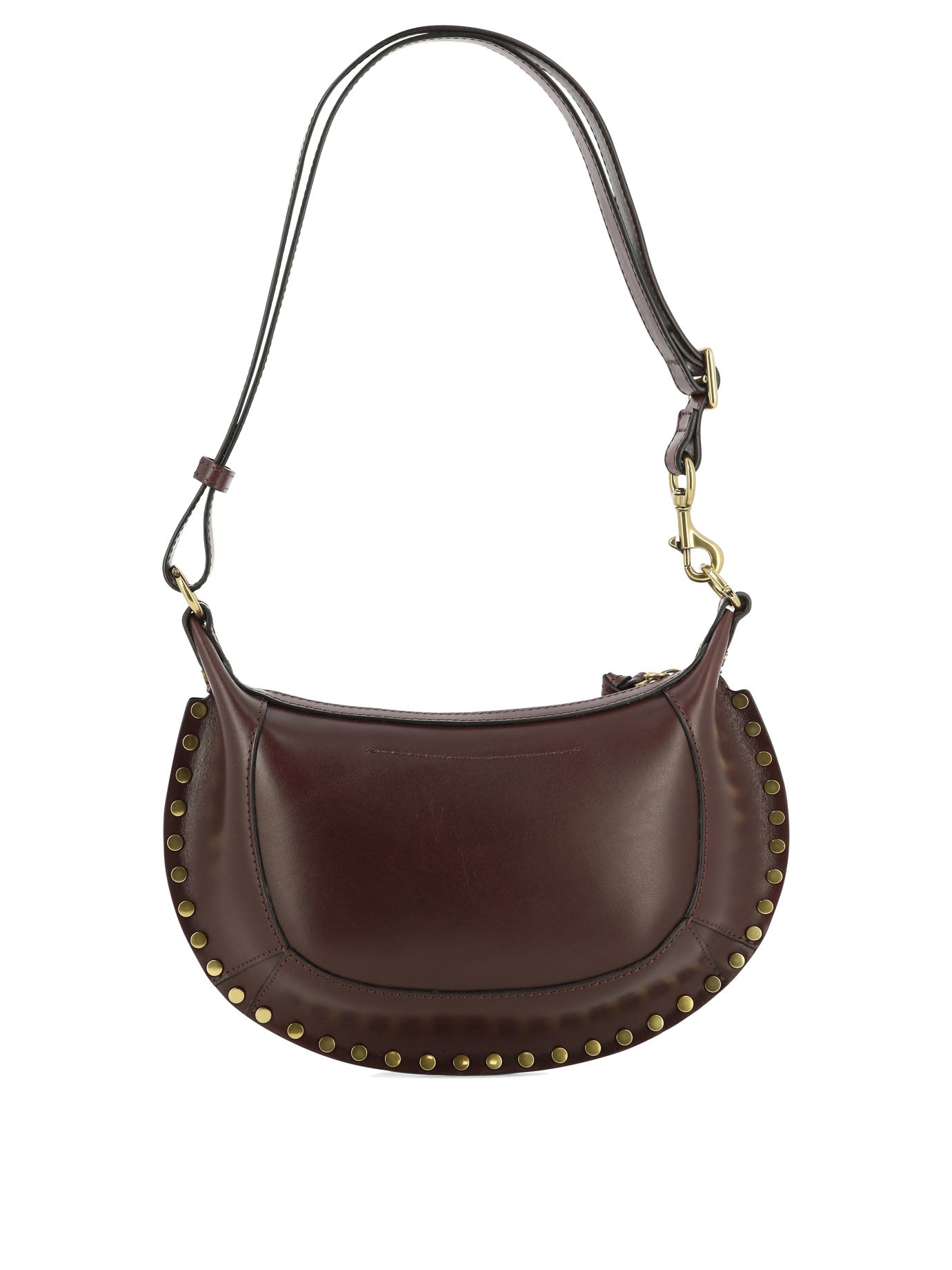 Isabel Marant "Oskan Moon" small shoulder bag - Bordeaux