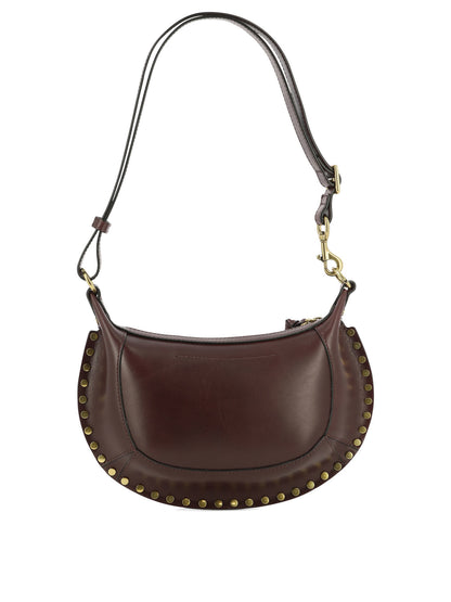 Isabel Marant "Oskan Moon" small shoulder bag - Bordeaux