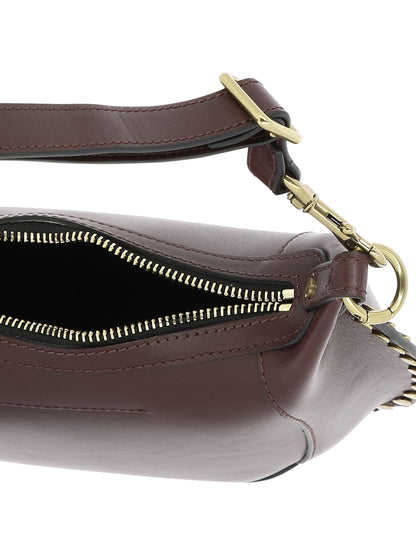 Isabel Marant "Oskan Moon" small shoulder bag - Bordeaux