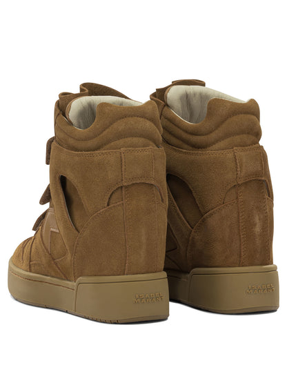 Isabel Marant "IM3" high sneakers - Brown