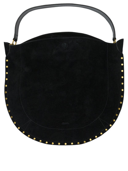 Isabel Marant "Oskan Hobo Soft" large shoulder bag - Black