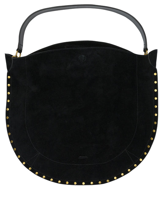 Isabel Marant "Oskan Hobo Soft" large shoulder bag - Black