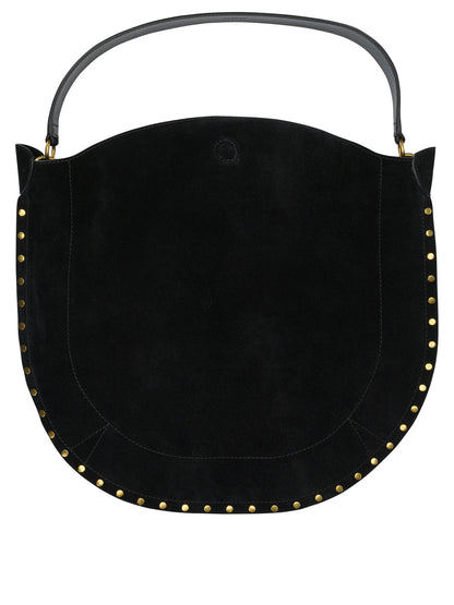 Isabel Marant "Oskan Hobo Soft" large shoulder bag - Black