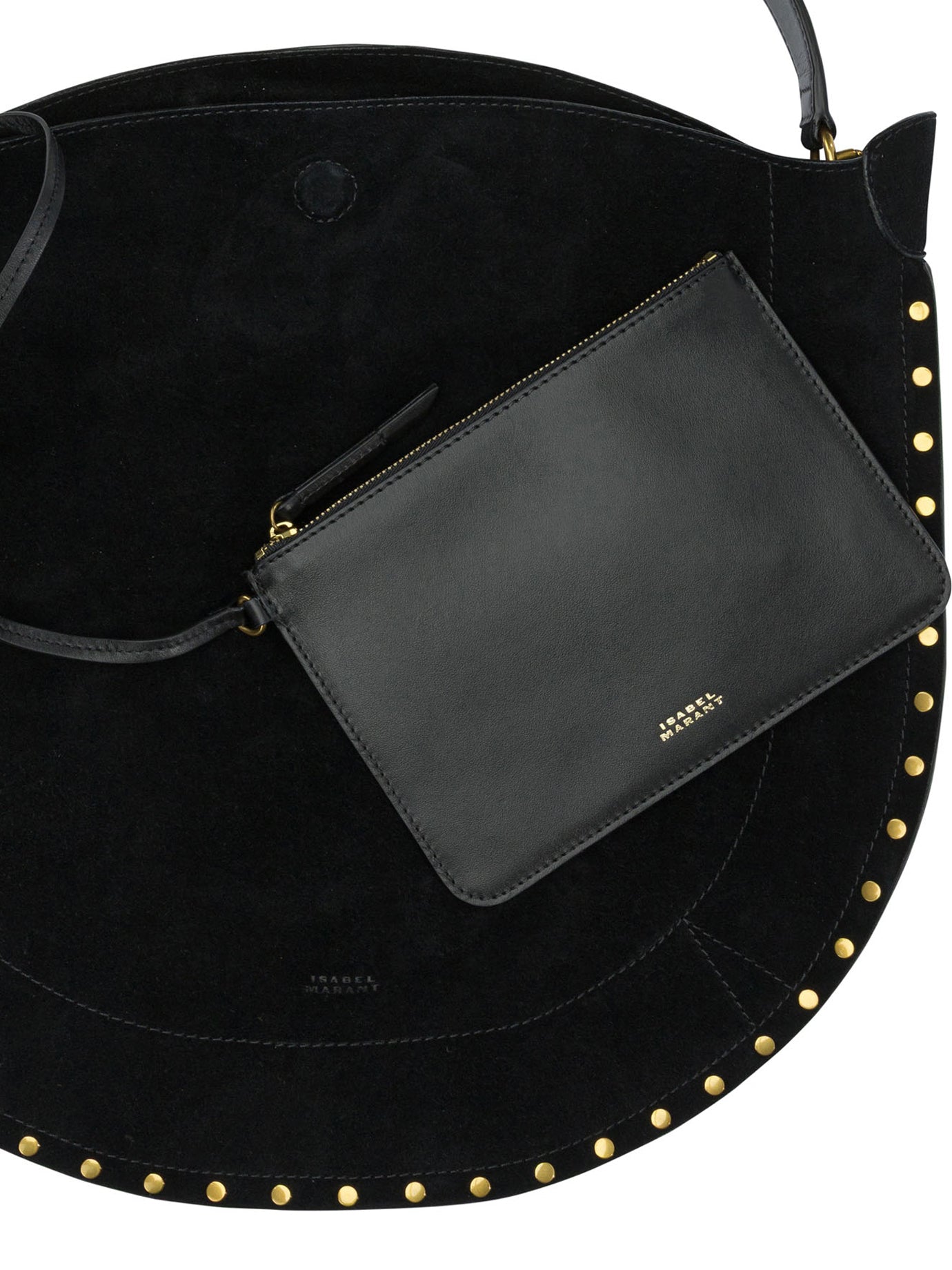 Isabel Marant "Oskan Hobo Soft" large shoulder bag - Black