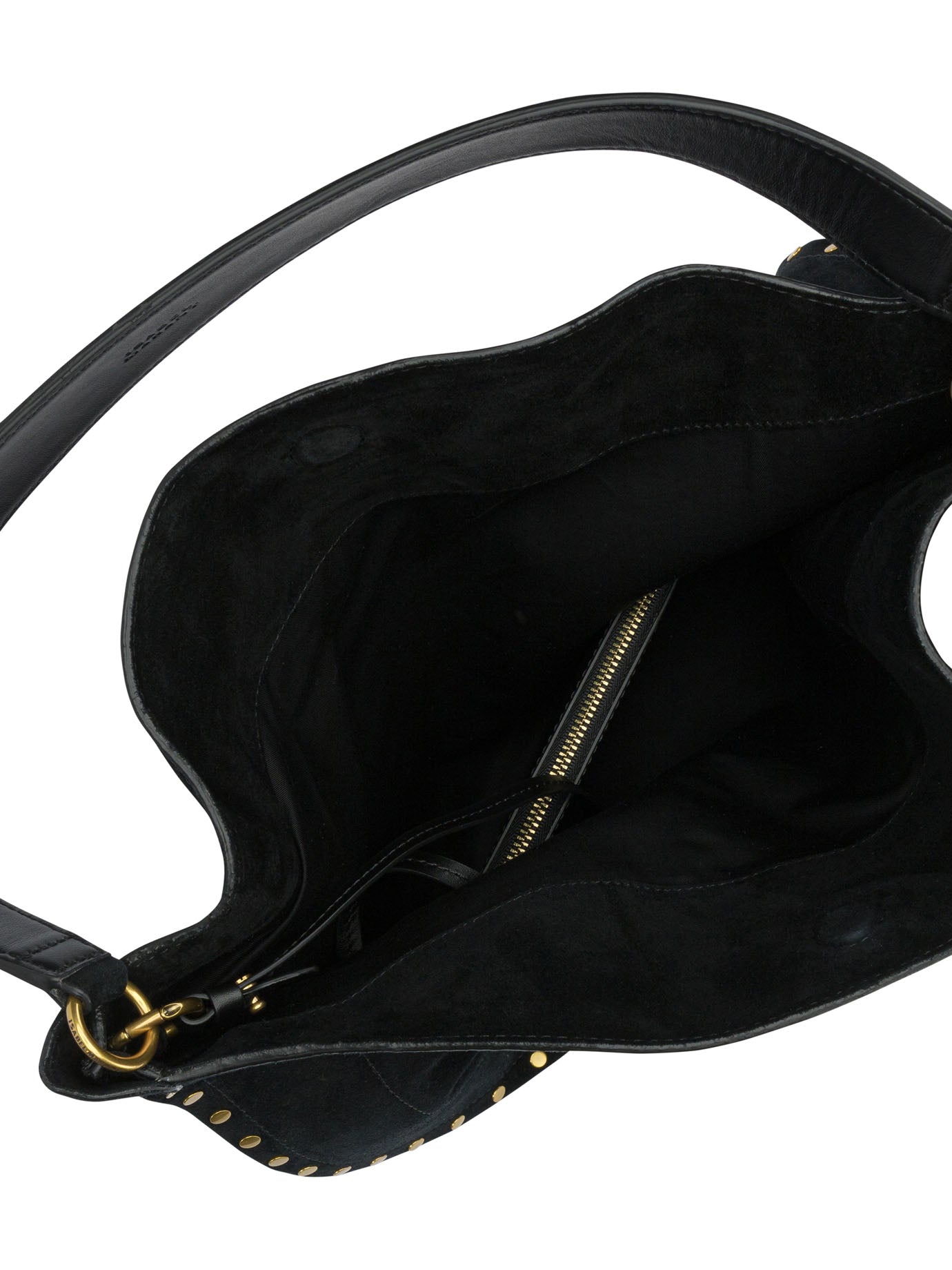 Isabel Marant "Oskan Hobo Soft" large shoulder bag - Black