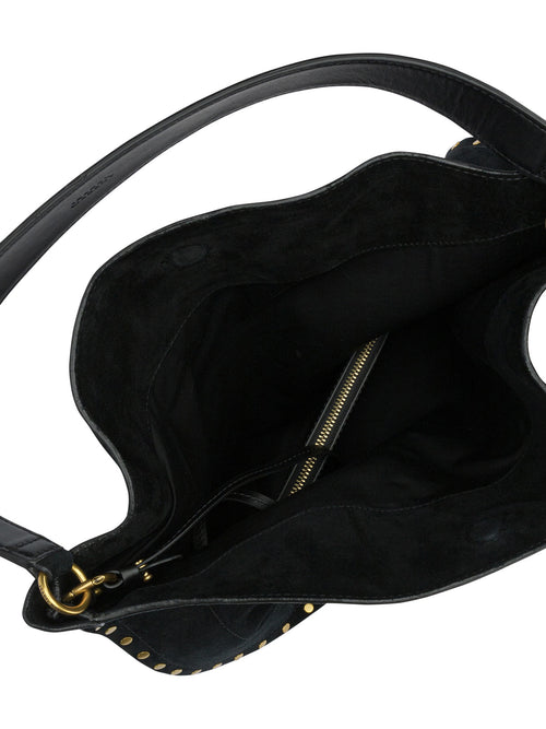 Isabel Marant "Oskan Hobo Soft" large shoulder bag - Black