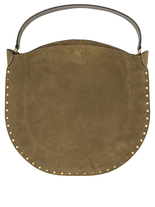 Isabel Marant "Oskan Hobo Soft" large shoulder bag - Brown