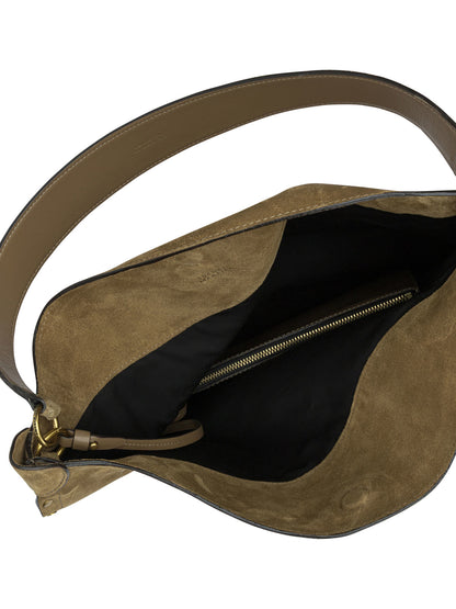 Isabel Marant "Oskan Hobo Soft" large shoulder bag - Brown