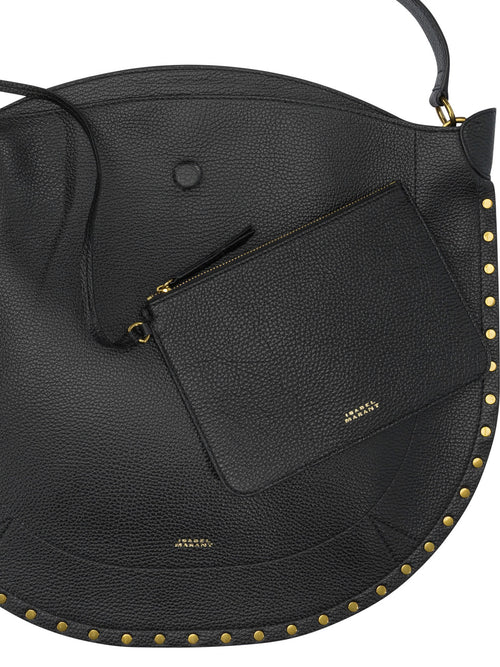 Isabel Marant "Oskan Hobo Soft" large shoulder bag - Black