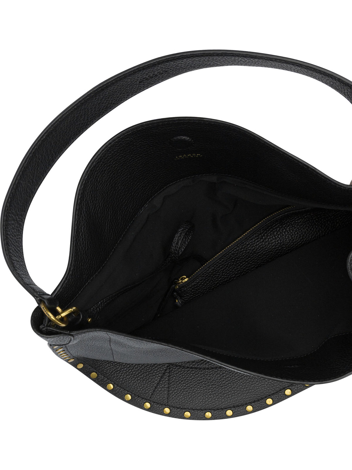 Isabel Marant "Oskan Hobo Soft" large shoulder bag - Black