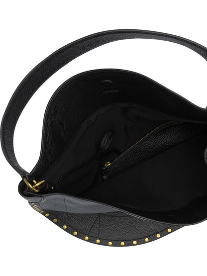 Isabel Marant "Oskan Hobo Soft" large shoulder bag - Black