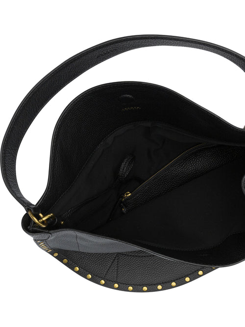 Isabel Marant "Oskan Hobo Soft" large shoulder bag - Black