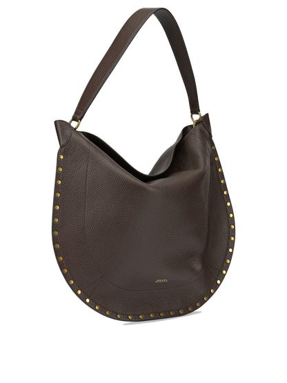 Isabel Marant "Oskan Hobo Soft" large shoulder bag - Brown
