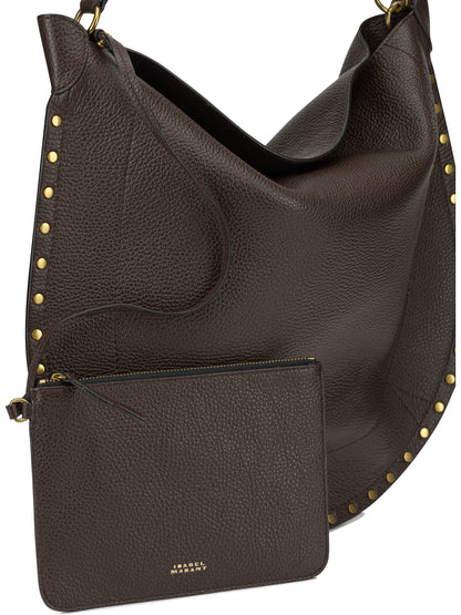 Isabel Marant "Oskan Hobo Soft" large shoulder bag - Brown