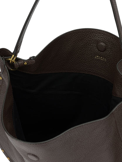 Isabel Marant "Oskan Hobo Soft" large shoulder bag - Brown