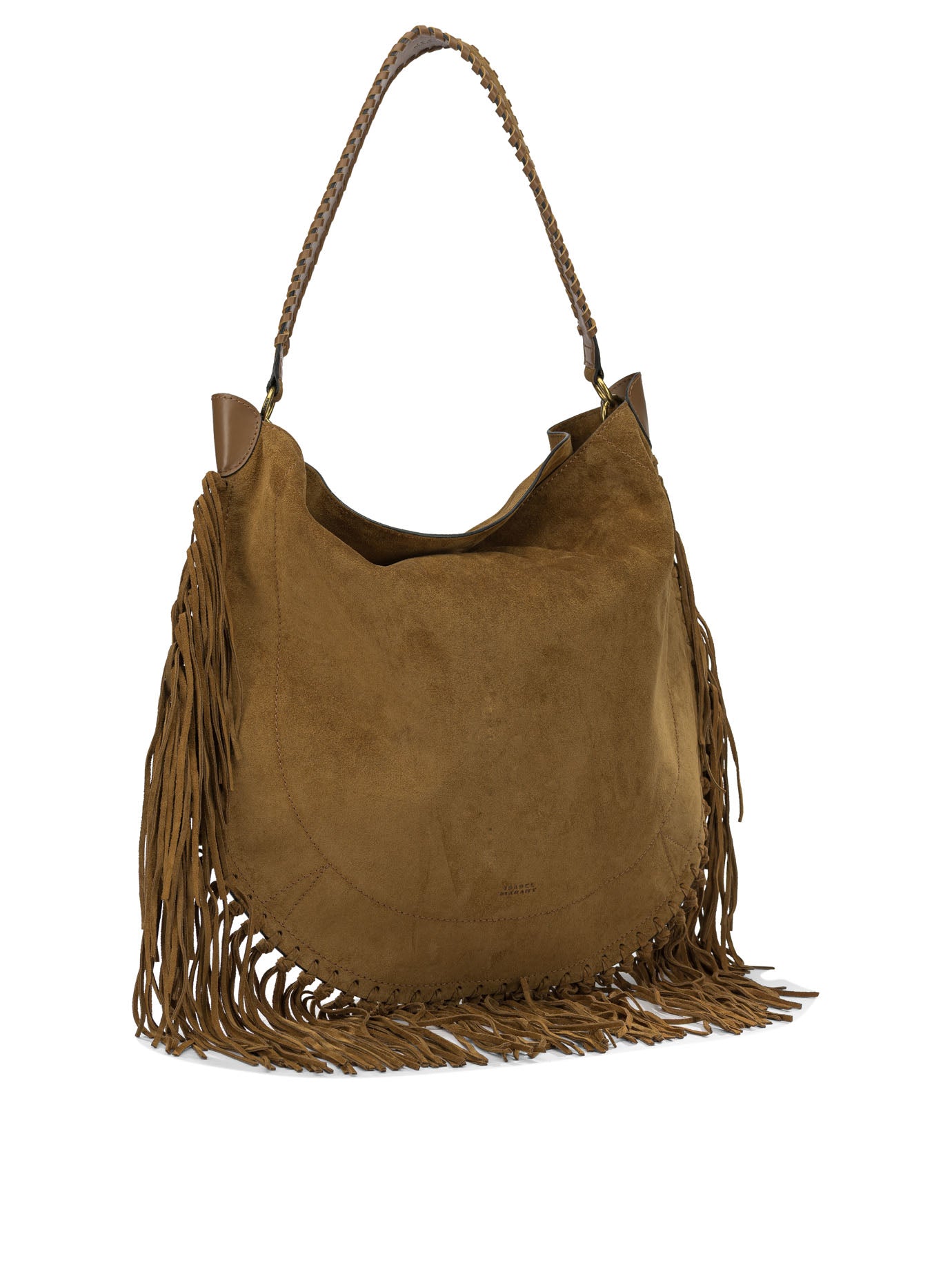 Isabel Marant "Oskan Hobo Soft" Medium Shoulder Bag - Brown