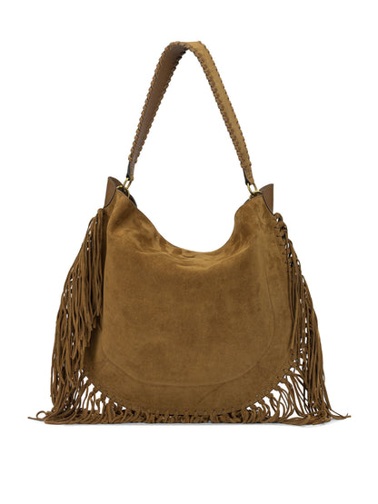 Isabel Marant "Oskan Hobo Soft" Medium Shoulder Bag - Brown