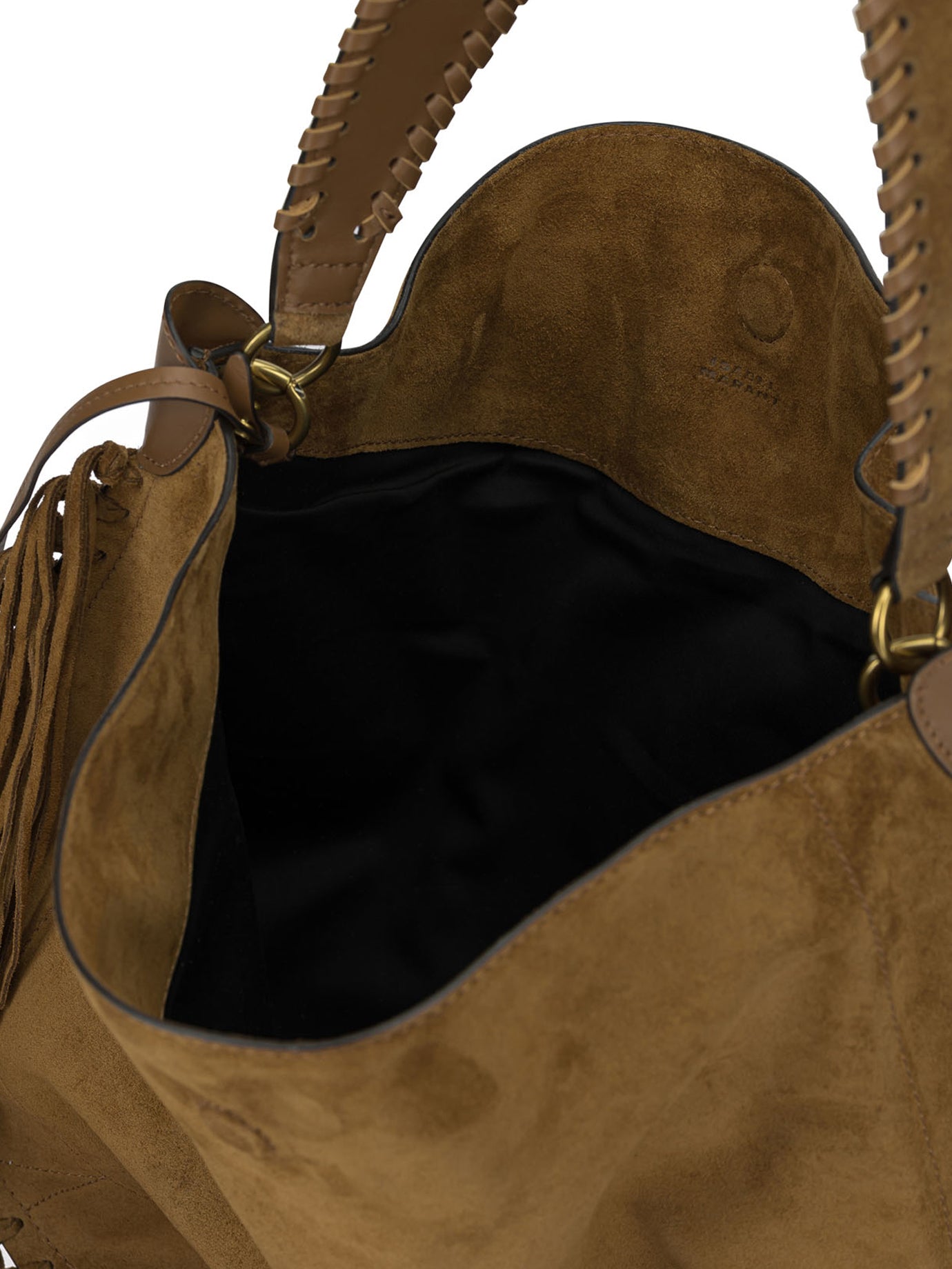 Isabel Marant "Oskan Hobo Soft" Medium Shoulder Bag - Brown