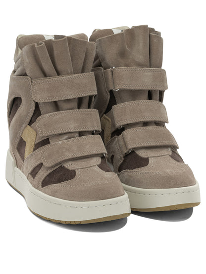Isabel Marant "IM3" high top sneakers - Brown