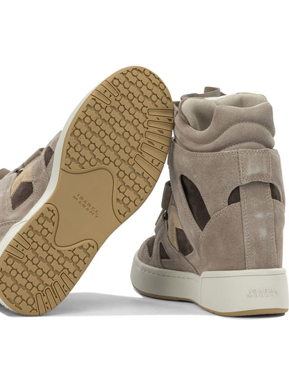 Isabel Marant "IM3" high top sneakers - Brown