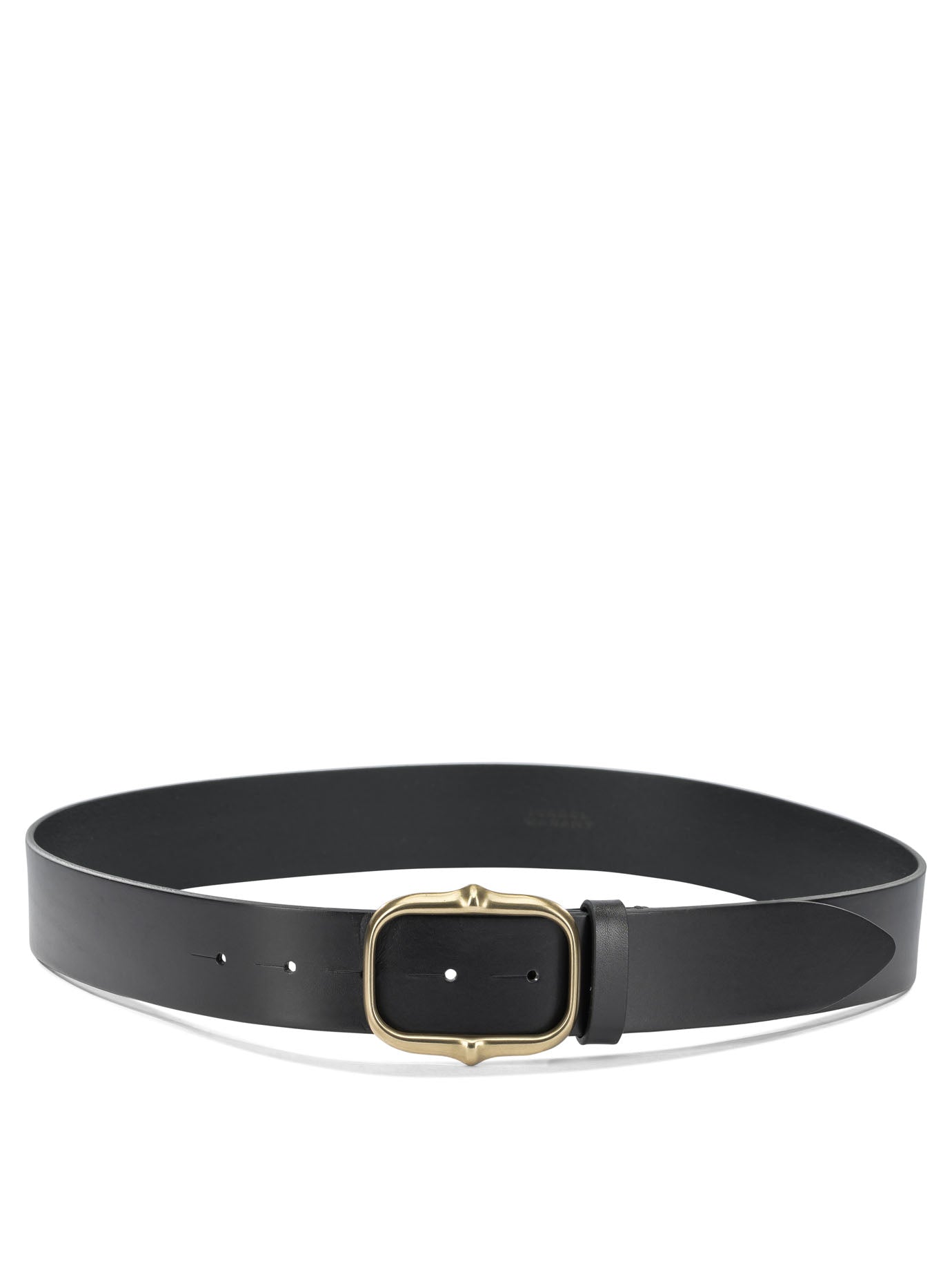 Isabel Marant "Holis" Leather Belt - Black