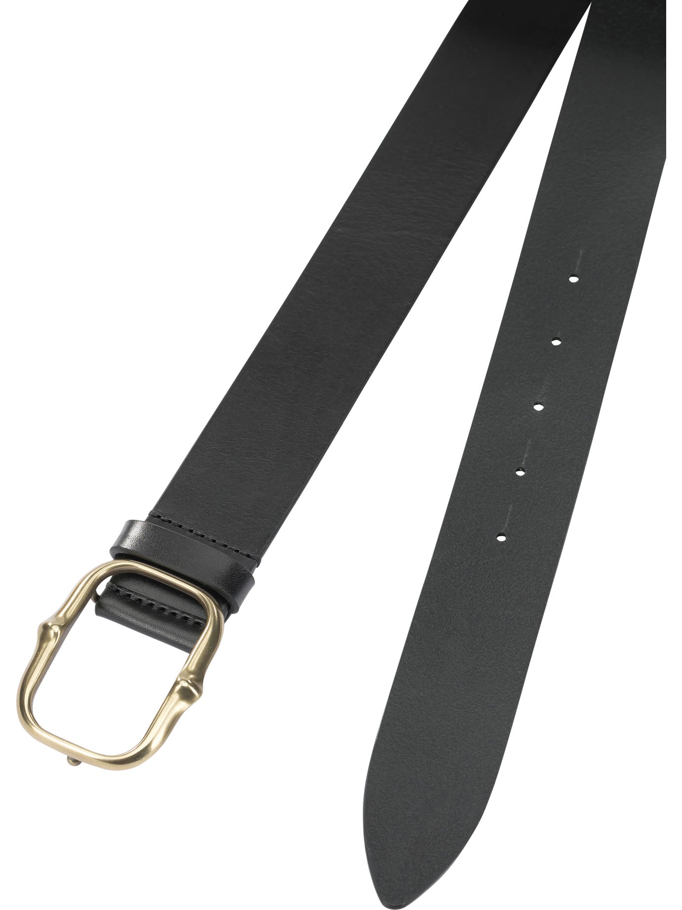 Isabel Marant "Holis" Leather Belt - Black