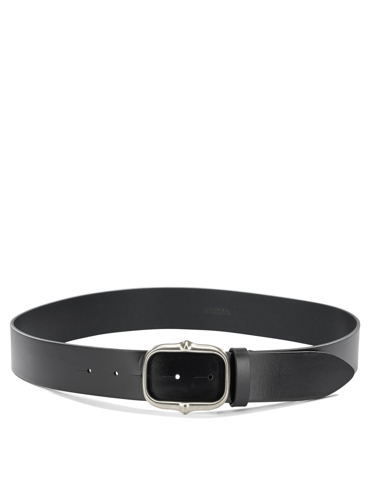 Isabel Marant "Holis" Leather Belt - Black