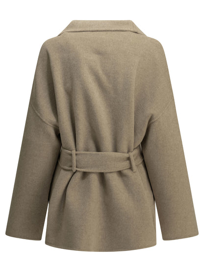 Isabel Marant "Ceaton" Short Coat - Beige