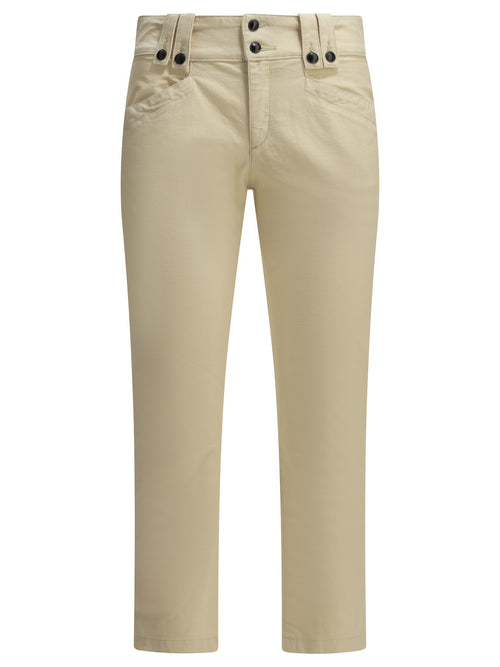 Isabel Marant "Birdy" Casual Pants - Beige