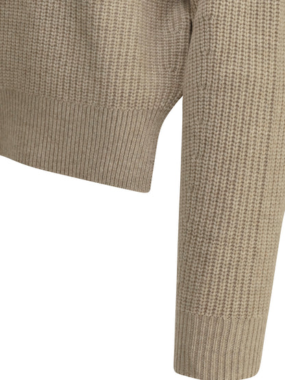 Isabel Marant "Miranda" Polo Sweater - Beige