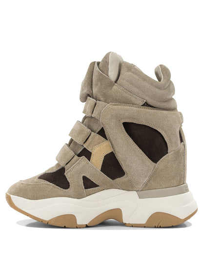 Isabel Marant "Balskee" high top sneakers - Brown