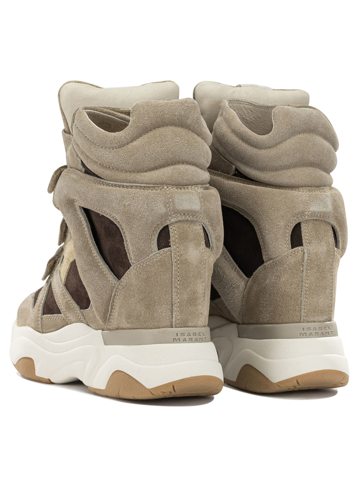 Isabel Marant "Balskee" high top sneakers - Brown