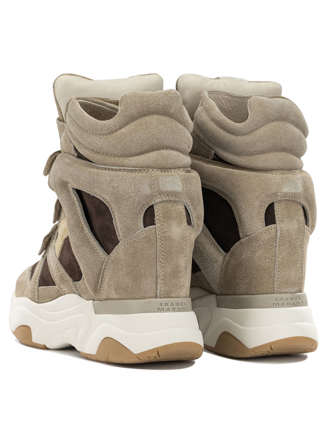 Isabel Marant "Balskee" high top sneakers - Brown