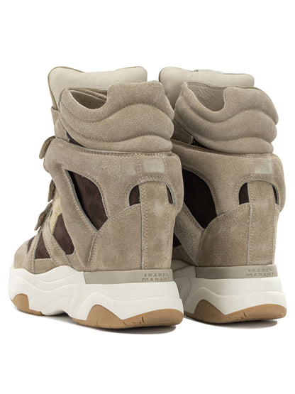 Isabel Marant "Balskee" high top sneakers - Brown