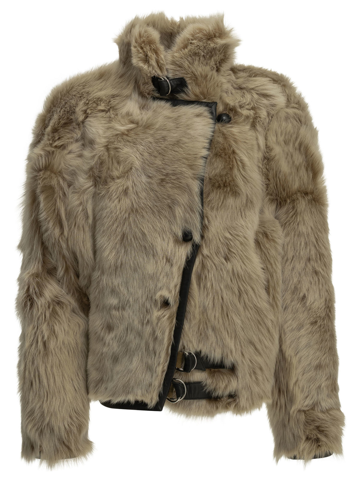 Isabel Marant "Roama" Shearling Jacket - Beige