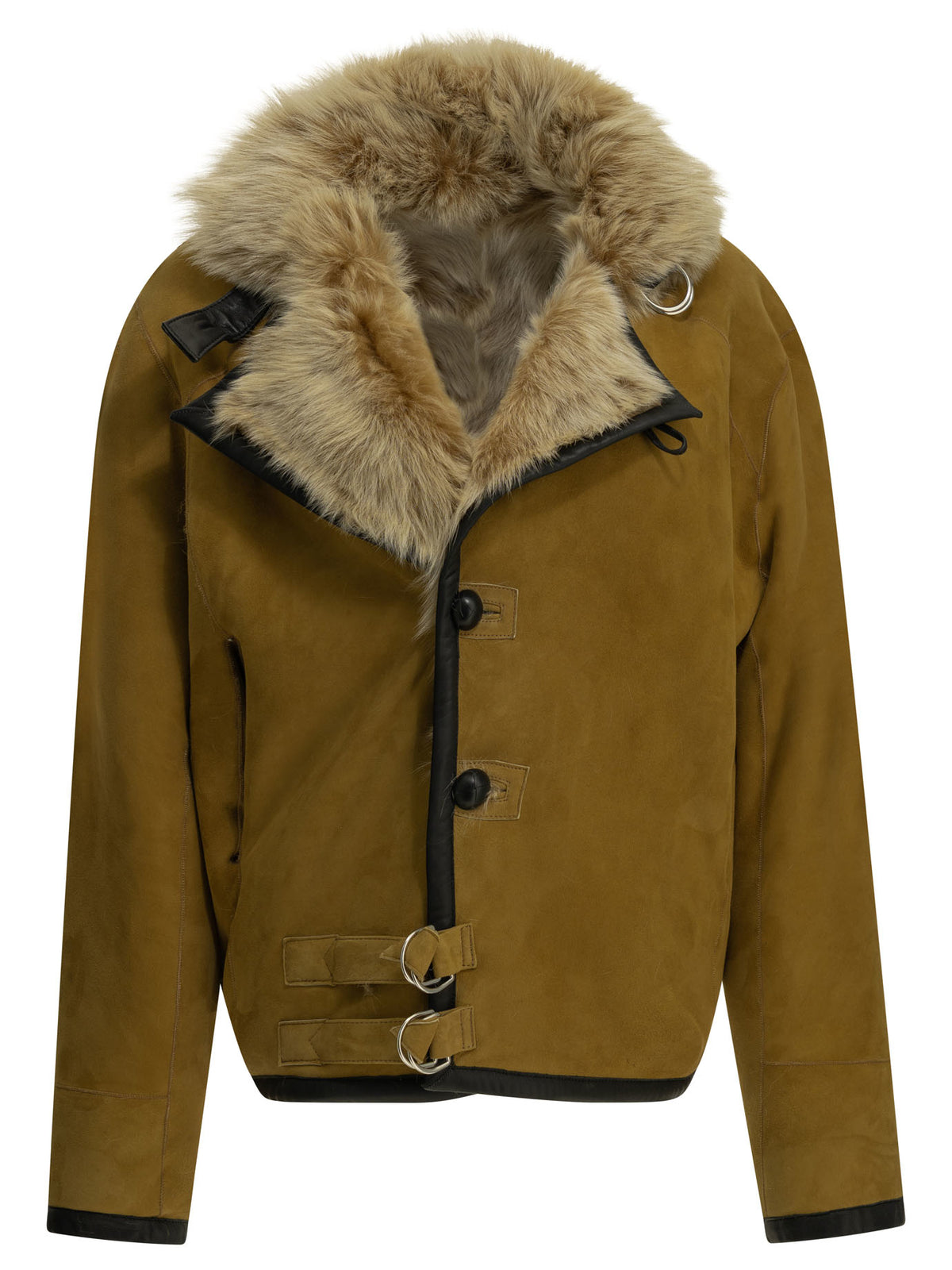 Isabel Marant "Roama" Shearling Jacket - Beige
